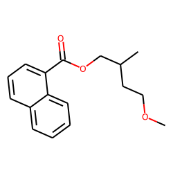 1-Naphthoic acid, 4-methoxy-2-methylbutyl ester