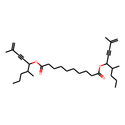 Sebacic acid, di(2,6-dimethylnon-1-en-3-yn-5-yl) ester