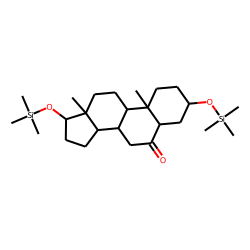 3«alpha»,17«beta»-Dihydroxy-5«alpha»-androstan-6-one, TMS