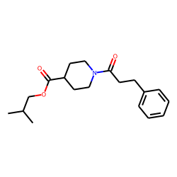 Isonipecotic acid, N-(3-phenylpropionyl)-, isobutyl ester