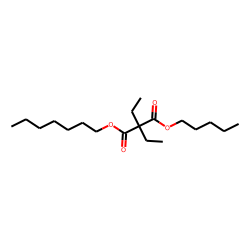 Diethylmalonic acid, heptyl pentyl ester