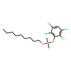 Silane, dimethyl(2,3,5,6-tetrachlorophenoxy)nonyloxy-
