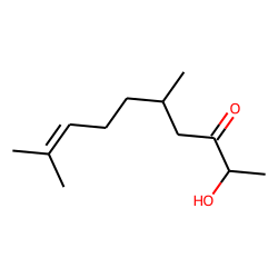 2-hydroxy-5,9-dimethyl-dec-8-en-3-on (R, S )