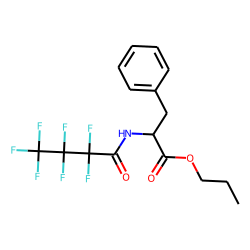 l-Phenylalanine, n-heptafluorobutyryl-, propyl ester
