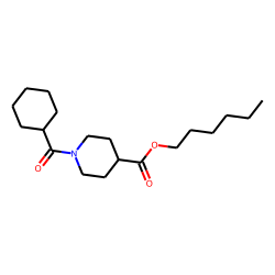 Isonipecotic acid, N-(cyclohexylcarbonyl)-, hexyl ester