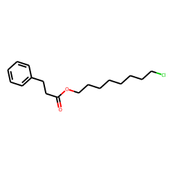 3-Phenylpropionic acid, 8-chlorooctyl ester