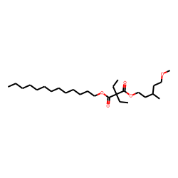 Diethylmalonic acid, 5-methoxy-3-methylpentyl tridecyl ester