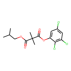 Dimethylmalonic acid, isobutyl 2,3,5-trichlorophenyl ester