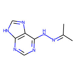 Acetone, purin-6-yl hydrazone