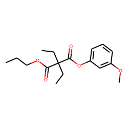 Diethylmalonic acid, 3-methoxyphenyl propyl ester