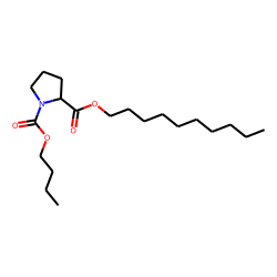 d-Proline, n-butoxycarbonyl-, decyl ester