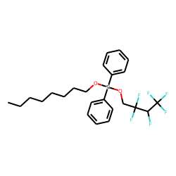 Silane, diphenyl(2,2,3,4,4,4-hexafluorobutoxy)octyloxy-