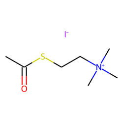 S-[2-(trimethyl-«lambda»5-azanyl)ethyl] ethanethioate hydroiodide