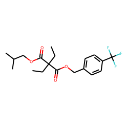 Diethylmalonic acid, isobutyl 4-trifluoromethylbenzyl ester