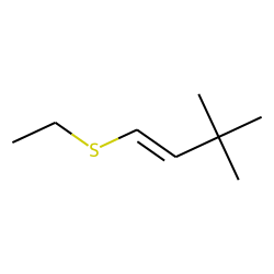 1-Butene, 1-(ethylthio)-3,3-dimethyl-, (Z)-