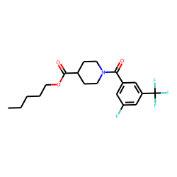 Isonipecotic acid, N-(3-fluoro-5-trifluoromethylbenzoyl)-, pentyl ester