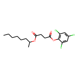 Succinic acid, 2-octyl 2,4,6-trichlorophenyl ester