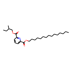 2,6-Pyridinedicarboxylic acid, 2-methylbutyl pentadecyl ester
