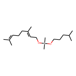 Silane, dimethyl(trans-3,7-dimethyl-2,6-octadien-1-yloxy)isohexyloxy-