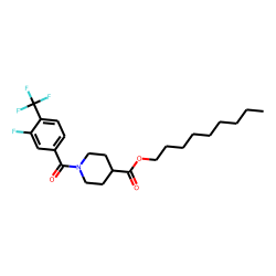 Isonipecotic acid, N-(3-fluoro-4-trifluoromethylbenzoyl)-, nonyl ester