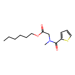 Sarcosine, n-(2-thienylcarbonyl)-, hexyl ester