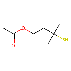 Acetic acid, 3-mercapto-3-methylbutyl ester