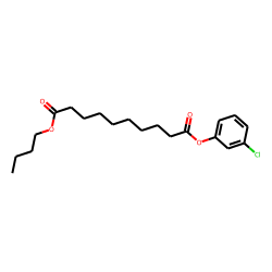 Sebacic acid, butyl 3-chlorophenyl ester