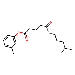 Glutaric acid, isohexyl 3-methylphenyl ester