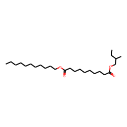 Sebacic acid, 2-methylbutyl undecyl ester