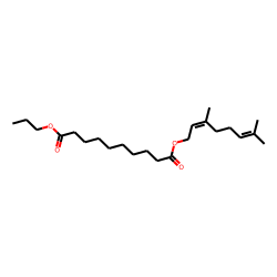 Sebacic acid, geranyl propyl ester