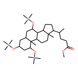 1-«beta»,3-«alpha»,7-«beta»-Trihydroxy-5-«beta»-cholic acid, methyl ester, TMS
