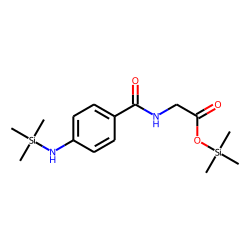 Trimethylsilyl 2-[[4-(trimethylsilylamino)benzoyl]amino]acetate