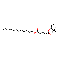 Glutaric acid, 2,2-dimethylpent-3-yl dodecyl ester