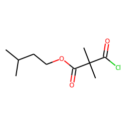 Dimethylmalonic acid, monochloride, 3-methylbutyl ester