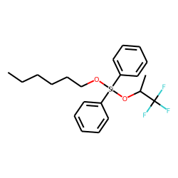 Silane, diphenylhexyloxy(1,1,1-trifluoroprop-2-yloxy)-