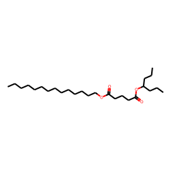 Glutaric acid, 4-heptyl tetradecyl ester