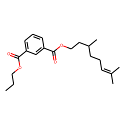 Isophthalic acid, 3,7-dimethyloct-6-enyl propyl ester