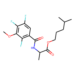 D-Alanine, N-(2,4,5-trifluoro-3-methoxybenzoyl)-, isohexyl ester