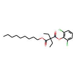 Diethylmalonic acid, 2,6-dichlorophenyl nonyl ester