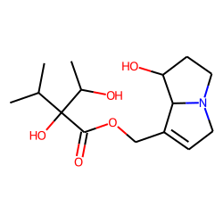 Butanoic acid, 2,3-dihydroxy-2-(1-methylethyl)-, (2,3,5,7a-tetrahydro-1-hydroxy-1H-pyrrolizin-7-yl)methyl ester, [1S-[1«alpha»,7(2R*,3R*),7a«alpha»]]-