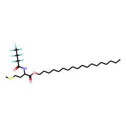 l-Methionine, n-heptafluorobutyryl-, octadecyl ester
