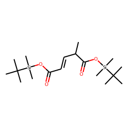 3-Methylglutaconic acid, diTBDMS