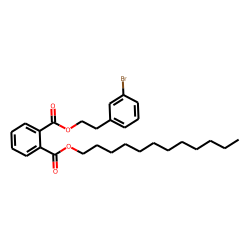 Phthalic acid, 2-(3-bromophenyl)ethyl dodecyl ester