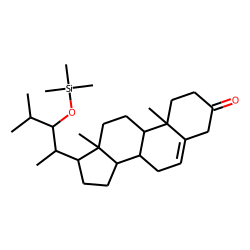23,24-Dinor-5-cholen-3-on-22-ol, TMS