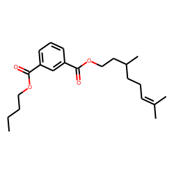 Isophthalic acid, butyl 3,7-dimethyloct-6-enyl ester