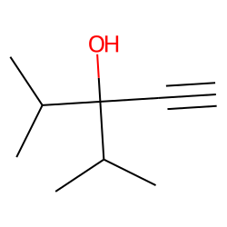 3-Isopropyl-4-methyl-1-pentyn-3-ol