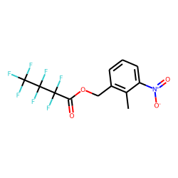 2-Methyl-3-nitrobenzyl alcohol, heptafluorobutyrate