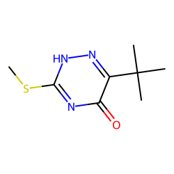 1,2,4-Triazin-5(2h)-one, 6-(1,1-dimethylethyl)-3-(methylthio)-