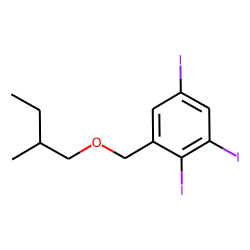 2,3,5-Triiodobenzyl alcohol, 2-methylbutyl ether