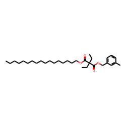 Diethylmalonic acid, heptadecyl 3-methylbenzyl ester